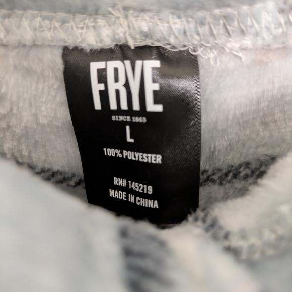 Frye Gray and White Plaid Sweatpants - Picture 5 of 6